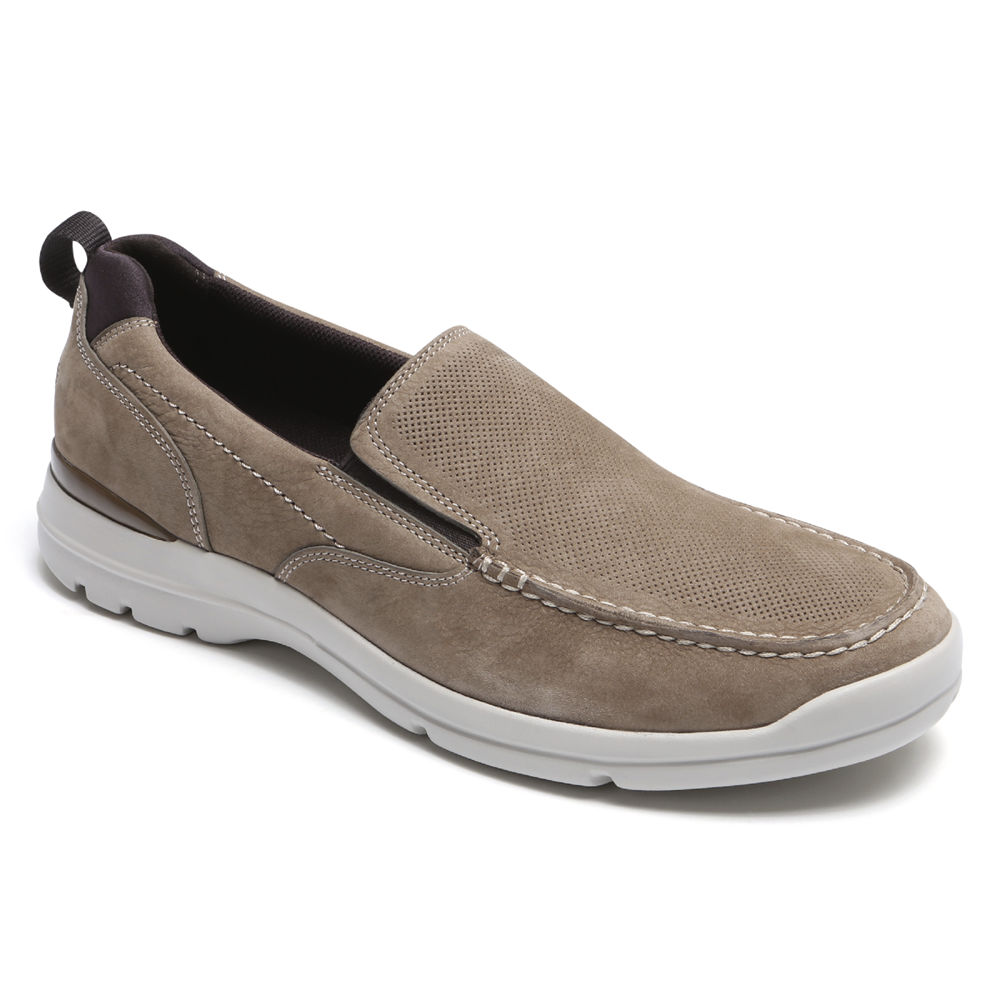 Sapato Vela Rockport Homem Cinzentas - City Edge - 63854IATM